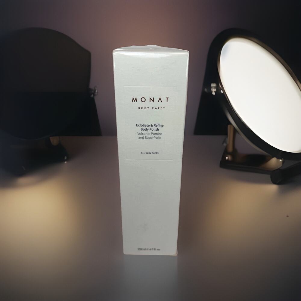 MONAT Body Care Exfoliate & Refine Body Polish Volcanic Pumice 6.7oz NEW/Sealed